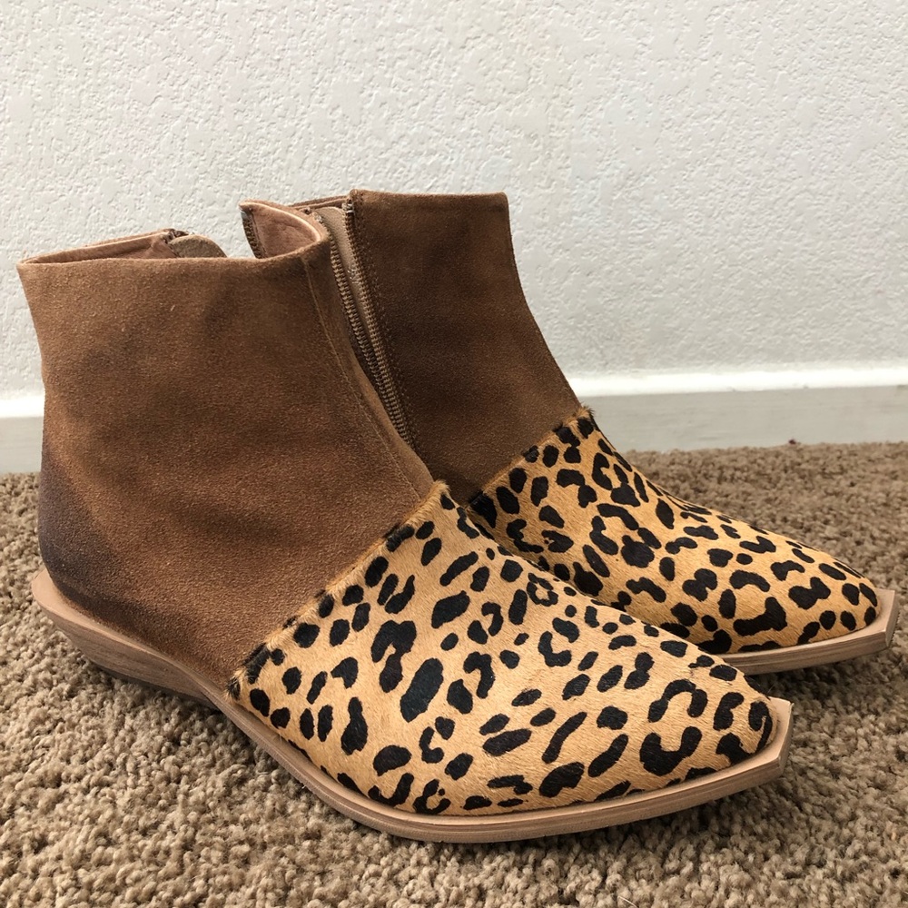 Leopard Print Booties - image 1